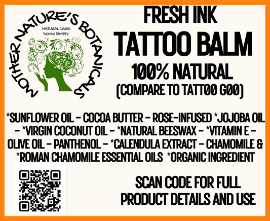 js "Fresh Ink" 100% Natural Tattoo After Care Balm