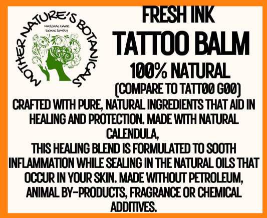 js "Fresh Ink" 100% Natural Tattoo After Care Balm